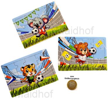 Puzzle mit Fußballmotiven